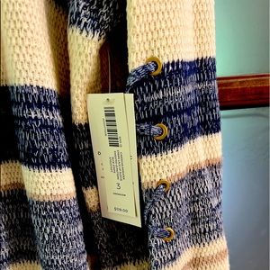 Chicos Striped Cardigan